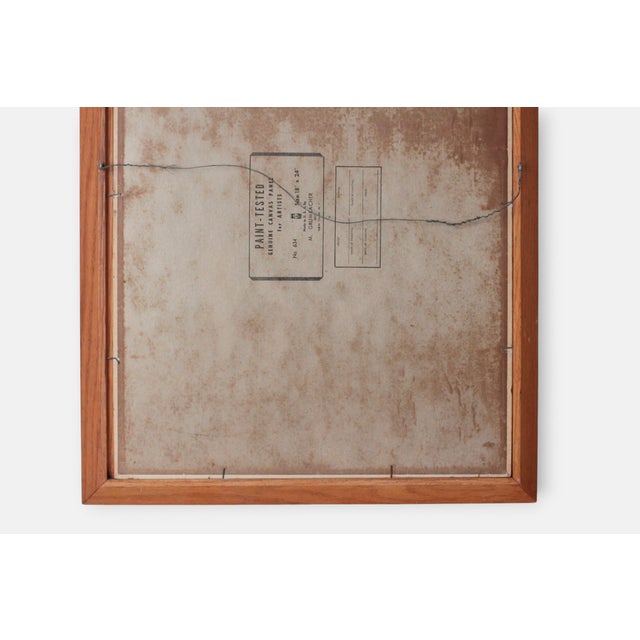 Mid-Century Framed European Grand Tour Hotel Label Collage For Sale - Image 16 of 17