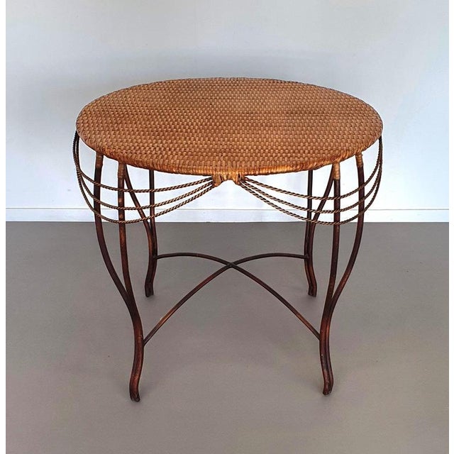 Medaillon Garden Set in Wrought Iron, Italy, 1970, Set of 5 For Sale - Image 16 of 18