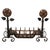 Copper Andirons in Iron For Sale - Image 8 of 8