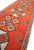 Burnt Orange Hand-Knotted Turkish Runner Rug . Hallway Decor - 3′3″ X 10′4″ For Sale - Image 8 of 12