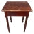 Antique Faux Mahogany Paint Decorated Pennsylvania Sheraton Side Table, Attributed to John Rupp, Hanover, Pa, Circa 1860's For Sale