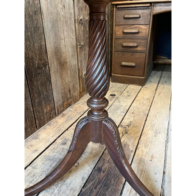 1940s Vintage 1940s Piecrust Table For Sale - Image 5 of 12