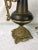Late 19th Century Vintage Elegant Brass Mantel Pitchers / Ewers - a Pair For Sale - Image 5 of 12