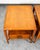Brown Mid Century Modern Nightstand Set Walnut Drawer End Heritage 1961 Two Side Table For Sale - Image 8 of 12
