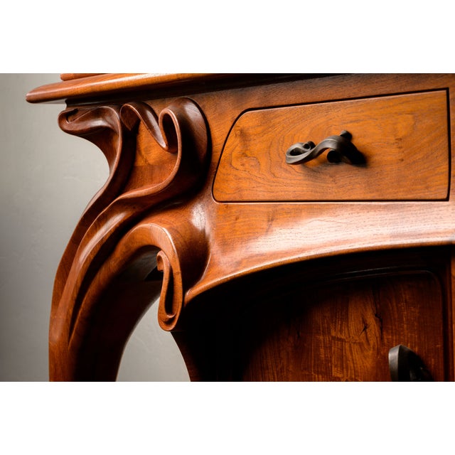 Neo-Art Nouveau Sideboard by Arroyo Design, in Mesquite For Sale - Image 10 of 10
