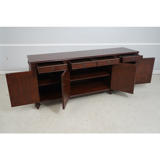 Traditional Continental Factory Distressed Finish Sideboard For Sale - Image 3 of 18