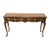 Drexel Cherry Wood Queen Anne Console Table - Vintage 1970s For Sale