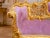 French Late 20c Artisan Louis XVI Gold Rose Beech Settee For Sale - Image 3 of 9