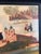 Black Vintage Folk Art Oil Painting, Violinist and Dancer With Les Sylphides Ballet Scene, Framed For Sale - Image 8 of 14