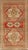 Tribal Geometric Design Vintage Hand Knotted Turkish Oushak Rug in Mid-Century Modern Soft Red and Green For Sale - Image 3 of 13