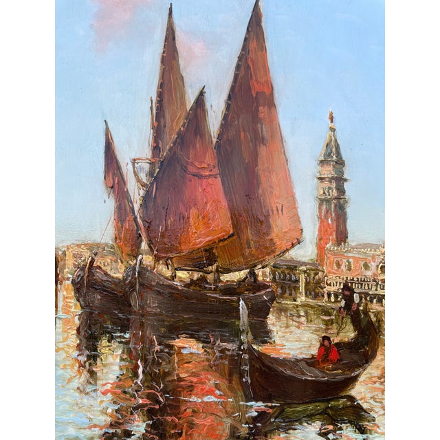 Italian Oil Painting 27” X 21” by Albert Ferdinand Duprat Framed For Sale - Image 12 of 16