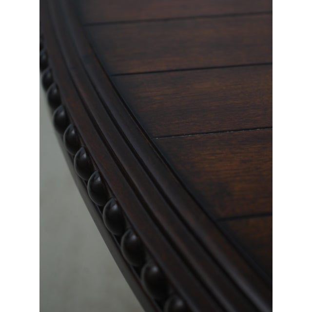 Large Round Barley Twist Mahogany Dining Table For Sale - Image 12 of 14