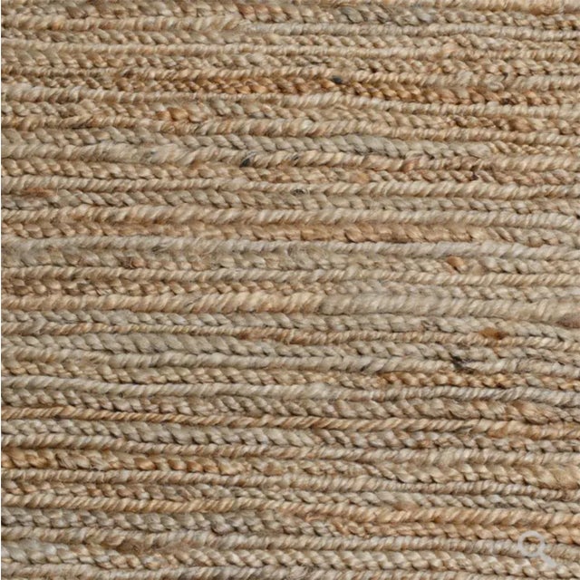 Contemporary Soumak Jute Natural Rug 8x10 For Sale - Image 3 of 5