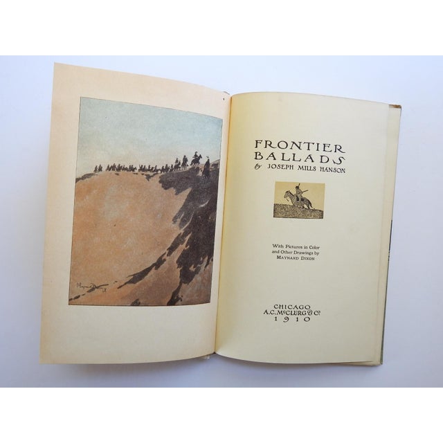 Frontier Ballads by Joseph Mills Hanson with pictures in color and other drawings by Maynard Dixon. Published by A.C....