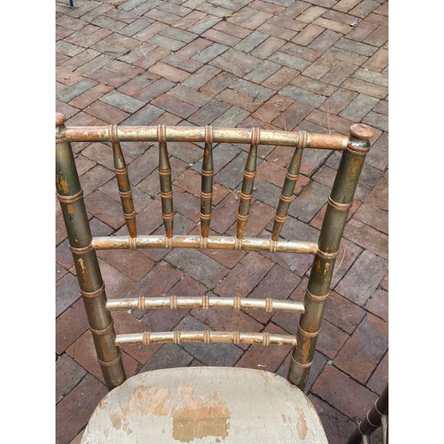 Late 20th Century Vintage Shelby Williams Chiavari Chair - Set of 4) For Sale - Image 5 of 12