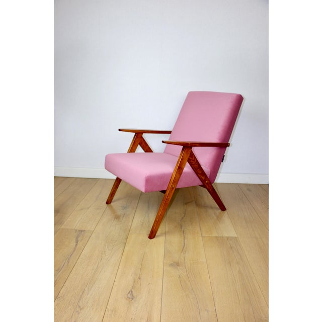 Vintage B-310 Var Lounge Chair with Pink Upholstery, 1970s For Sale - Image 10 of 11