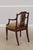 Wood Pair of Vintage Adams Style Painted Arm Chairs For Sale - Image 7 of 18