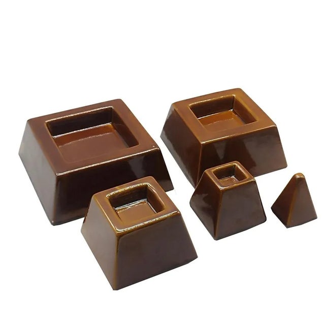 Ceramic Pyramid Jewel Box, 1970s For Sale - Image 4 of 6