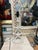 Shabby Chic Vintage Coastal White Stacked Starfish Table Lamp With Starfish Finial For Sale - Image 3 of 4