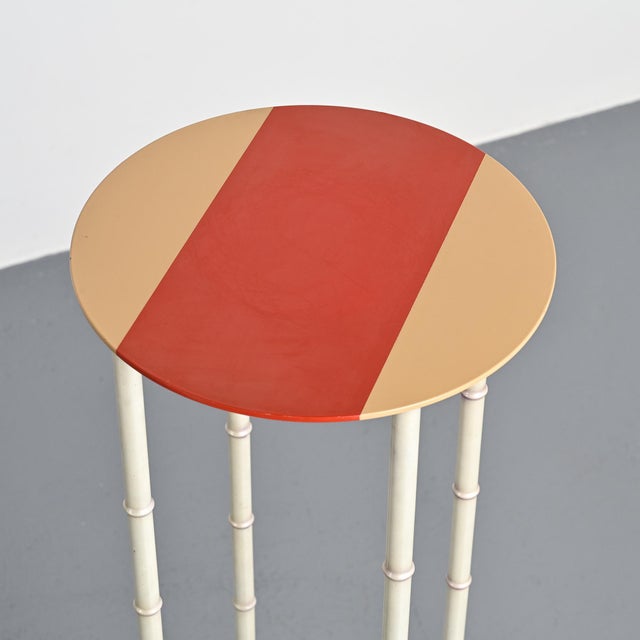 Wood Polinio Pedestal Table by Andrea Branzi, 1990 For Sale - Image 7 of 13