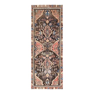 1960s Brown Vintage Oriental Rug For Sale