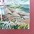 Contemporary 1990s Carolann Dvorak Original Watercolor of a Girl in a Flower Garden, Framed For Sale - Image 3 of 5