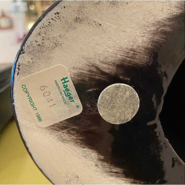 Black Vintage Haeger Ceramic Woman Sculpture For Sale - Image 8 of 10