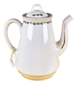 Teapot in White Porcelain from Ginori