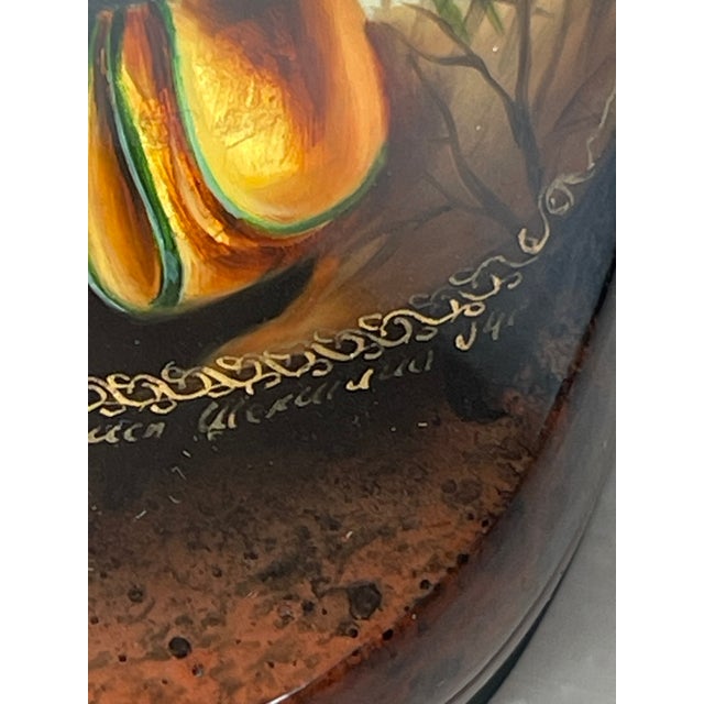 Brand: Fedoskino Country of Origin: Russia Model: Hunter with Dog in Forest by artist A. Shchetinina Era: c. 1980s–1990s /...