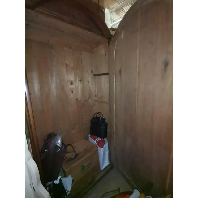 Wood Small 1-Door Wardrobe, 1800s For Sale - Image 7 of 10