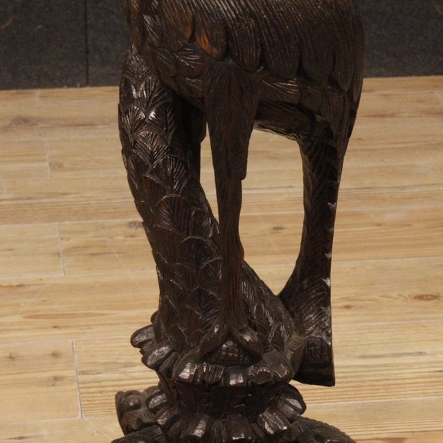 1970s 20th Century Chinese Vase Holder in Exotic Wood, 1970s For Sale - Image 5 of 13