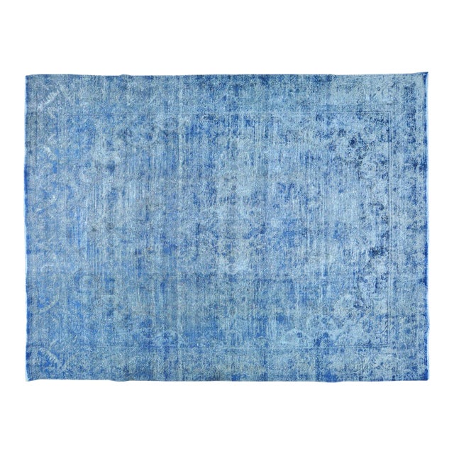 Vintage Hand Knotted Wool Rug, 9'3"x13'3" For Sale