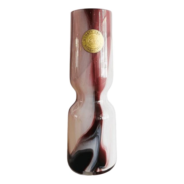 Vintage Vase in Murano by Carlo Moretti, 1970s For Sale