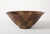 1950's mid-century modern studio made brown mottled decorative bowl, in vintage original condition, with minor wear and...