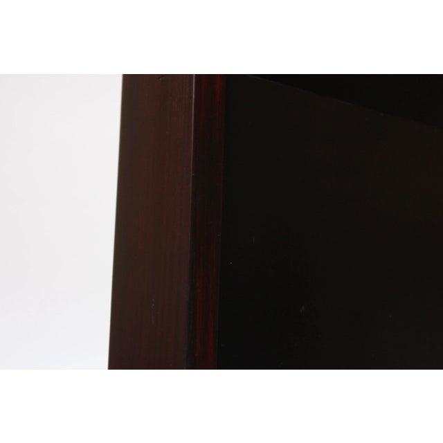 Wood Large Peter Pepper Wall-Mounted Magazine Holder in Rosewood For Sale - Image 7 of 13