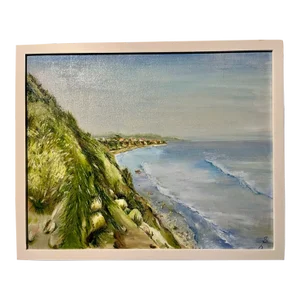 Modern Oil on Canvas Malibu Painting by Ukrainian Artist Svitlana Shapovalova