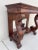 Antique Berkey & Gay Empire Revival Mahogany Petticoat Table For Sale - Image 9 of 11