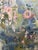 Häcker Johannes, Hollyhocks Church Summer, 1922, Gouache and Watercolor For Sale - Image 12 of 13