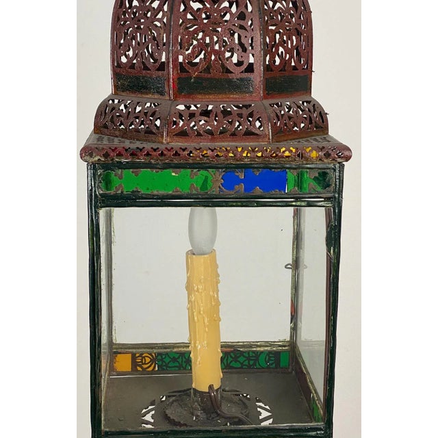 Vintage Ottoman Style Lantern, Mid Century For Sale - Image 4 of 8