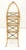 Bamboo & Leather Figural 13" Square Profile Dome Shape Etagere MINT For Sale - Image 6 of 13