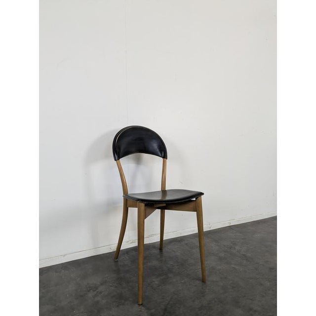 Italian Leather Chairs, Set of 6 For Sale - Image 3 of 7