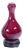 Qing Oxblood Red Suantouping Vase in Porcelain, 1950s For Sale