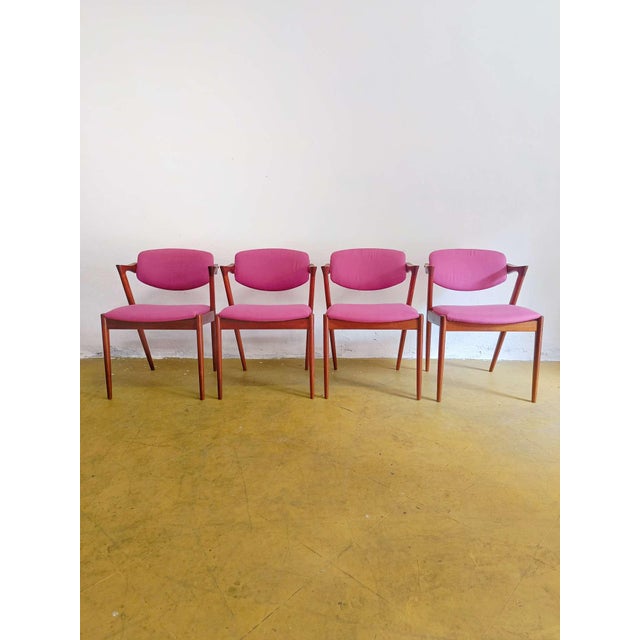Brown Danish Chairs in Teak, 1960s, Set of 4 For Sale - Image 8 of 10
