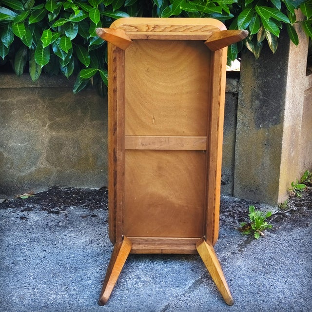 Coffee Table in Oak with Yellow Tiled Top, France, 1950s For Sale - Image 17 of 18
