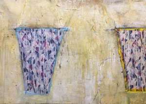 "Vessel Series, #13" Contemporary Abstract Painting by G. Campbell Lyman