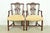Baker Furniture Style Georgian Carved Mahogany Armchairs or Dining Captain Chairs, Pair For Sale - Image 14 of 14