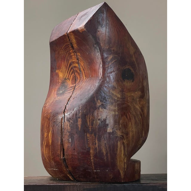 Eva Martino (American, B. 1929) - Monumental Modernist Hand Carved Biomorphic Sculpture, Signed For Sale - Image 11 of 11