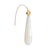 Modern Mother of Pearl Raindrop Earrings, Pair For Sale - Image 3 of 7