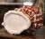Mid-Century Italian Majolica Swan Cachepot Planter With Barbotine Decor For Sale - Image 9 of 10