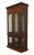 DREXEL HERITAGE Brittany Collection Solid Cherry Country French 62" Listed Display Curio Cabinet 322-438-6 107.74" High...